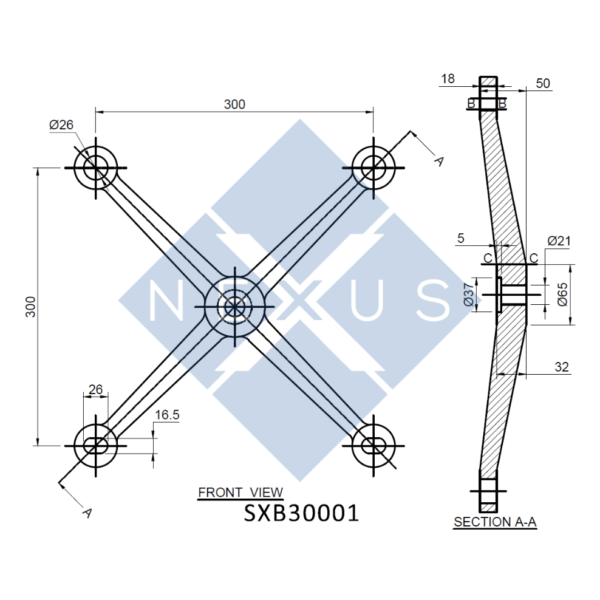 Spider Routels X-Type 4-Leg Spider - SXB30001 - NEXUS